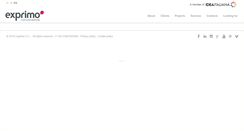 Desktop Screenshot of exprimo.it